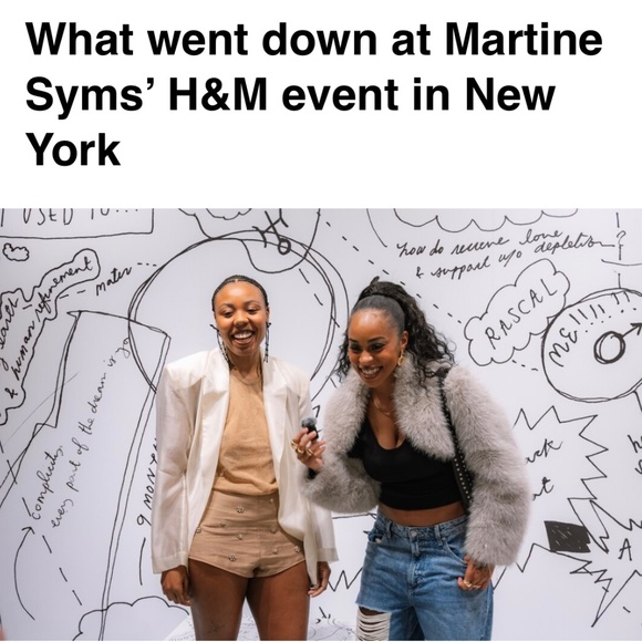 Martine Syms  H&M   NyC event  T shirt - Picture 4 of 5